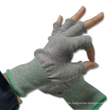 Factory Price Dust Remove ESD Antistatic Half Finger Gloves for Factory Use
